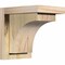 Ekena Millwork Huntington Rough Sawn Corbel w/Backplate, Douglas Fir, 6"W x 8"D x 8"H COR06X08X08HUN01RDF - alternate 1